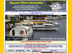 October 2019 newsletter screenshot